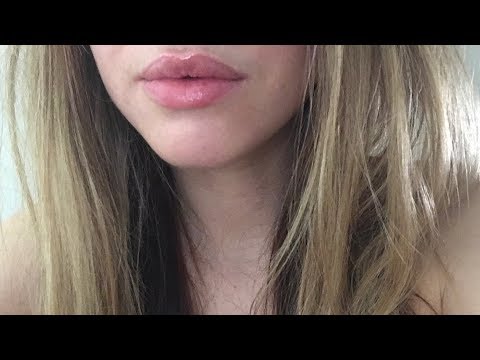 Asmr lo-fi skincare haul | tapping and up close whispering/mouth sounds