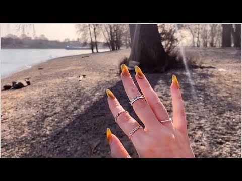 [ASMR] CAMERA TAPPING  || RIVERSIDE OUTDOORS 🌊 ||  edafoxx ASMR ♡