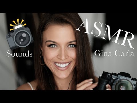 ASMR Gina Carla 📸 Camera Sounds! Soft Whispering!
