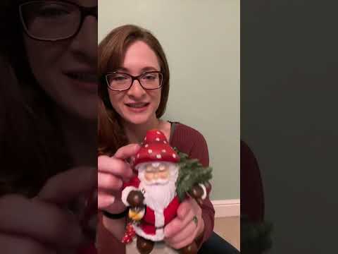 ASMR Christmas Items and Tapping #shorts