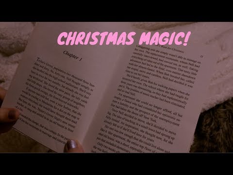 asmr let me read you to sleep 🌙 CHRISTMAS EDITION (with soft whispers & rain)