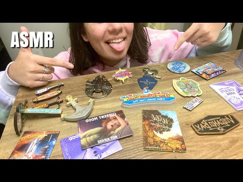 ASMR | birthday vacation haul, fast tapping and scratching | ASMRbyJ
