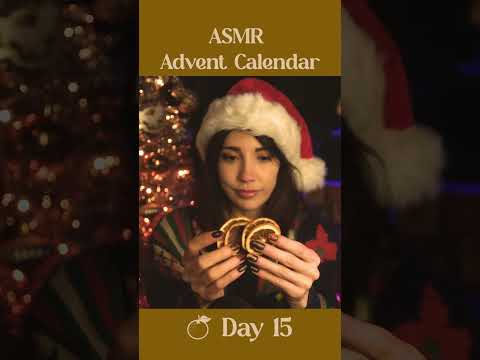 ASMR Advent Calendar - Day 15 🍊 #asmr #shorts