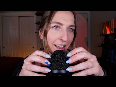 ASMR whispered story time ramble w/ direct on mic triggers 🤫💛