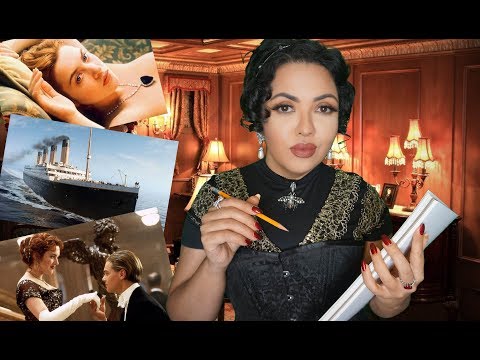 ASMR Through The Decades 1910  Drawing You Aboard the Titanic