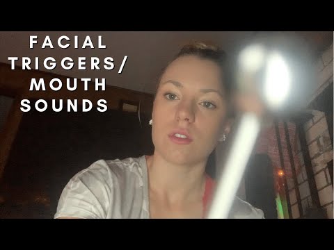 ASMR PLUCKING AND PICKING YOUR FACE | MOUTH SOUNDS AND PERSONAL ATTENTION ASMR | FACIAL TRIGGERS