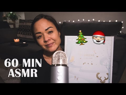 🎄 Lumene-joulukalenteri unboxing 🎄 Asmr Suomi • 60 min • Kuiskauksia • Korkkiääniä • Naputtelua