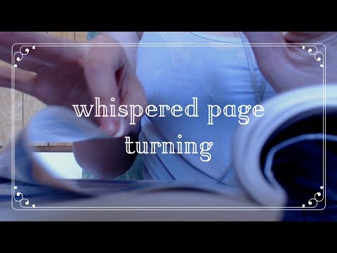 🤗page turning whisper ramble sticky fingers and some tapping ASMR