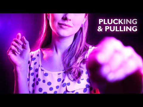 ✨ ASMR PLUCKING AND PULLING WITH LAYERED SOUNDS, SCISSORS, MOUTH SOUNDS, HAND SOUNDS