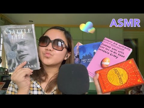 ASMR | FAST book tapping & mouth sounds 📚✨