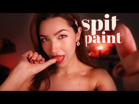 ASMR Spit Painting You (Intense Mouth Sounds)