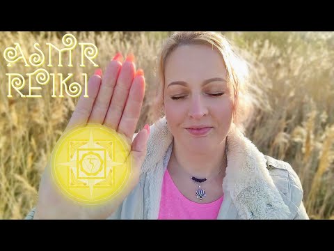 ASMR Reiki Healing☀️Sunset Grounding Solar Plexus Chakra Manipura 🌞