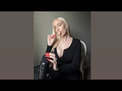 🍭ASMR Lollipop- 💦wet mouth sounds-whispering🍭✨Requested✨