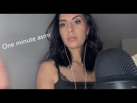 asmr doing your hair in ONE MINUTE 💈