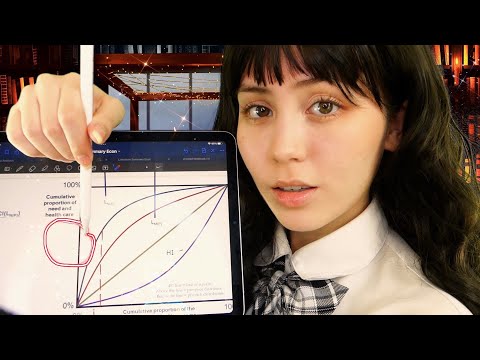 English ASMR Classmate Helps You Study at a Library🤫📚