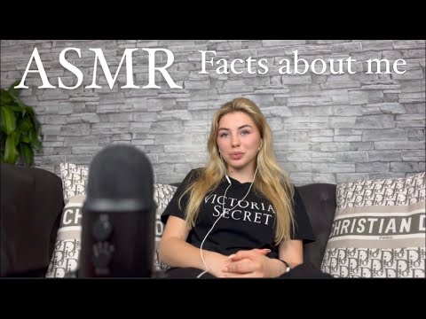 ASMR | Facts ABOUT ME ❣️ Ich erzähle wer ich bin auf Deutsch | WHISPERING | STORYTELLING [German]