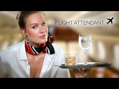 ASMR | FLIGHT ATTENDANT | Personal Attention Role Play | Isabel imagination