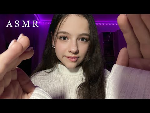 ASMR 💜 FISHBOWL EFFECT *mouth sounds & illegible whisper*