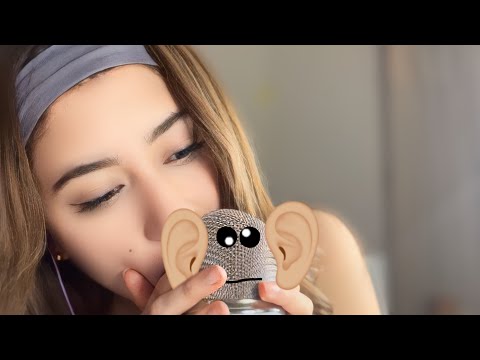 ASMR mouth sounds + spit painting