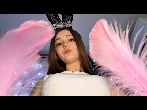 ASMR LOFI Relaxing Massage Roleplay | PERSONAL ATTENTION | Feathers Sounds | On My Lap