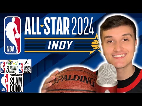 ASMR | 2024 NBA All-Star Weekend Preview 🏀 (whisper ramble + gum chewing)