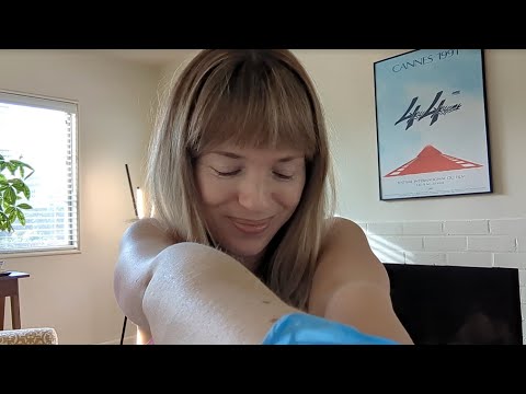 ASMR with Gloves: Your Favorite Massage and Supportive Chatting