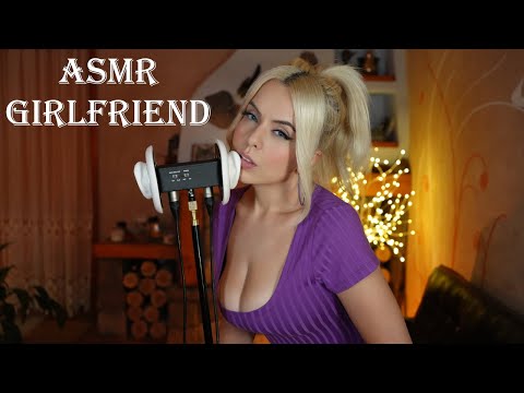 ASMR Relaxing You Before Sleep 🔥 Kisses, Massage, Personal Attention | 4k