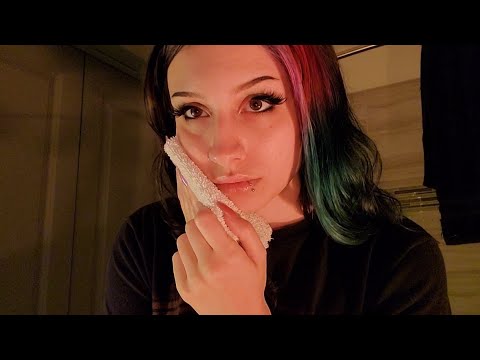 ASMR Get Unready With Me | Makeup Removal & Skincare Routine