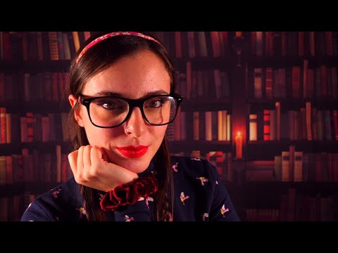 ASMR | Mysterious Library Girl Reads You Poems (Roleplay)