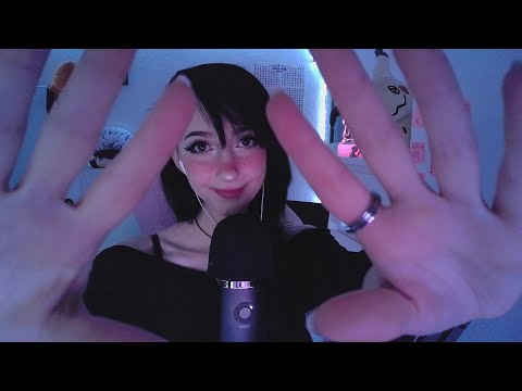 visual ASMR ☾ 𝒕𝒐𝒖𝒄𝒉𝒊𝒏𝒈 𝒚𝒐𝒖𝒓 𝒇𝒂𝒄𝒆 [camera tapping & mouth sounds] ༓･*  custom video