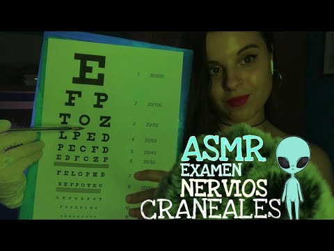 ASMR Examen EXTRATERRESTRE de NERVIOS CRANEALES 👽