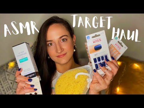 ASMR • TARGET HAUL - Tapping on Beauty Products (Whisper Ramble)