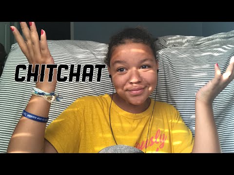 ASMR- chit chat and face touching