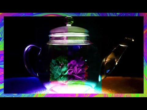 ASMR: Viewer Request -Tapping on Glass With Metal Thimbles (No Talking, Color Changing)