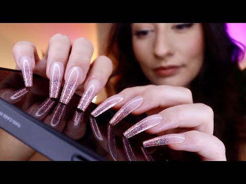 ASMR Tapping for Sleep & Relaxation 😴 long nails, no talking