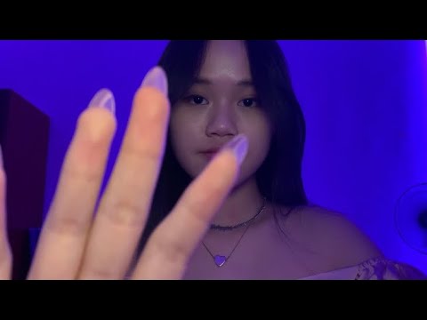 ASMR personal attention ( face touching, hand movements - visual triggers! )