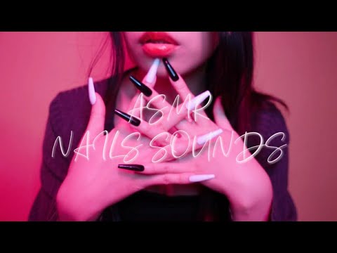 ASMR | Fast and Aggressive Nails Sounds ♡clicks/taps/rubs♡ 💅🏻