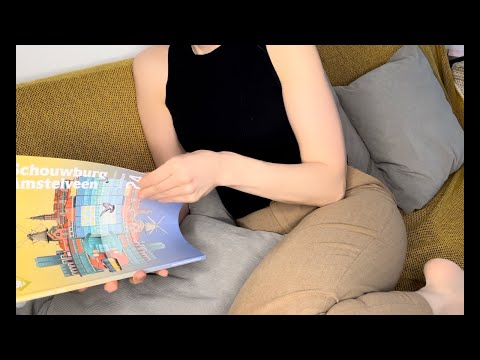 ASMR Early Morning Page Turning theater Magazine