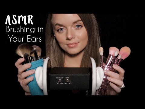 ASMR | Brushing In Your Ears (Whispered)