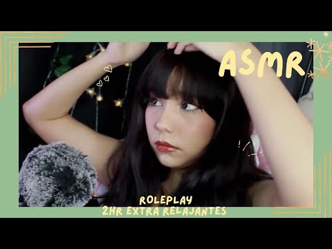 ASMR - TRIGGERS, MAQUILLAJE, PIOJITO/ ROLEPLAY 2HRS