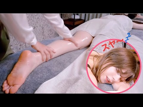 【ASMR 】お疲れケア☆フットオイルマッサージ／Japanese foot oil massage