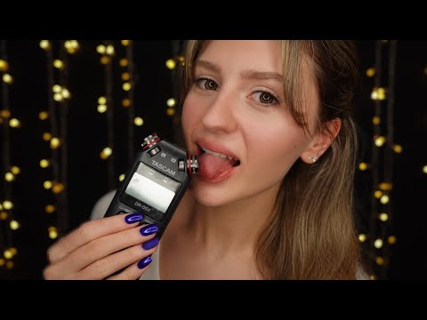 АСМР Звуки Языка и Рта 👅 ОЧЕНЬ Близкий Липкий Шёпот 💦 ASMR Mouth Sounds 👅