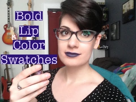 ASMR Chat: My Bold/Unusual Lip Colors (Lip Swatches), Pt 1