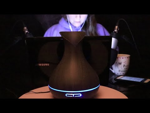 [ASMR] Write / Work with me! Typing, Inaudible Whispers, Diffuser Sounds, Paper Sounds, Gum Chewing