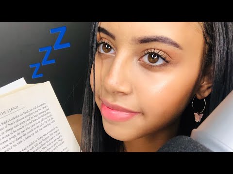 ASMR: BOOK READING 📖 (HAND MOVEMENTS AND LENS BRUSHING)