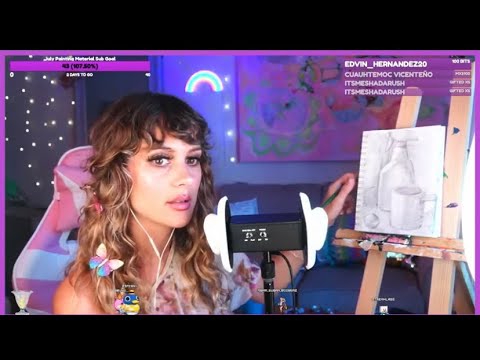 ✨ LIVE ASMR 👂 Painting 🎨 Tingles ✨ August 4th 2021 ✨