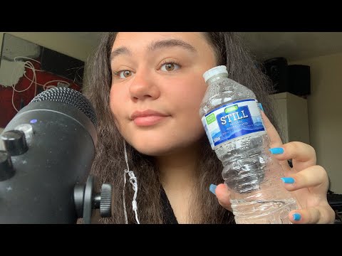 asmr water bottle sounds!!