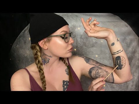 ASMR Tracing My Tattoos with a backstory