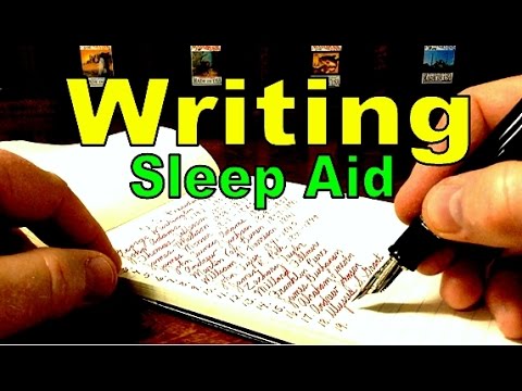 Writing List of Presidents - ASMR Sleep Aid