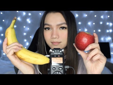 ASMR Fruit Tapping (and a little bit scratching) (no talking) | tascam dr05 | ASMRhing